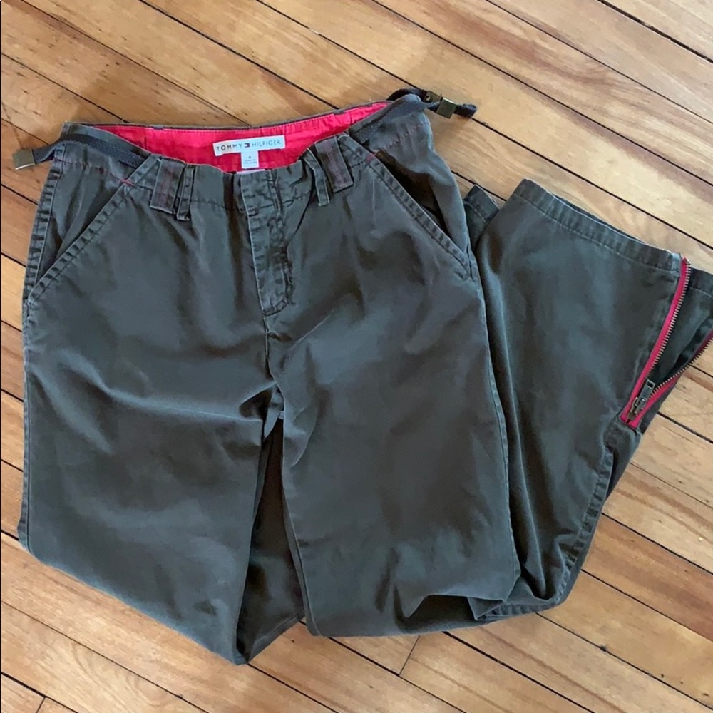 Tommy Hilfiger olive green pants